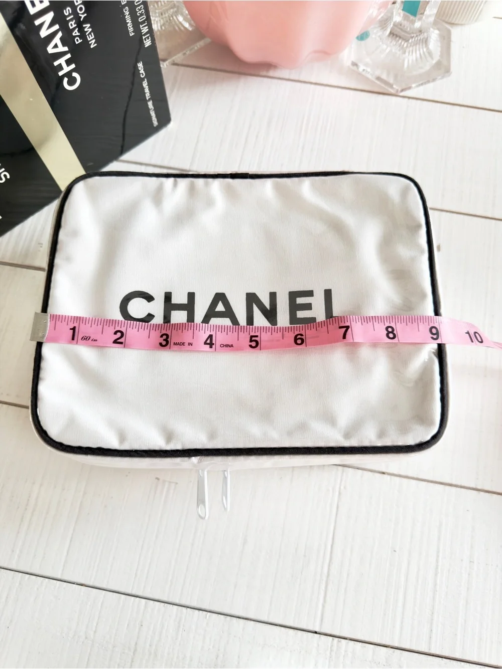 Chanel Makeup Traveler Cosmetics Toiletries Bag